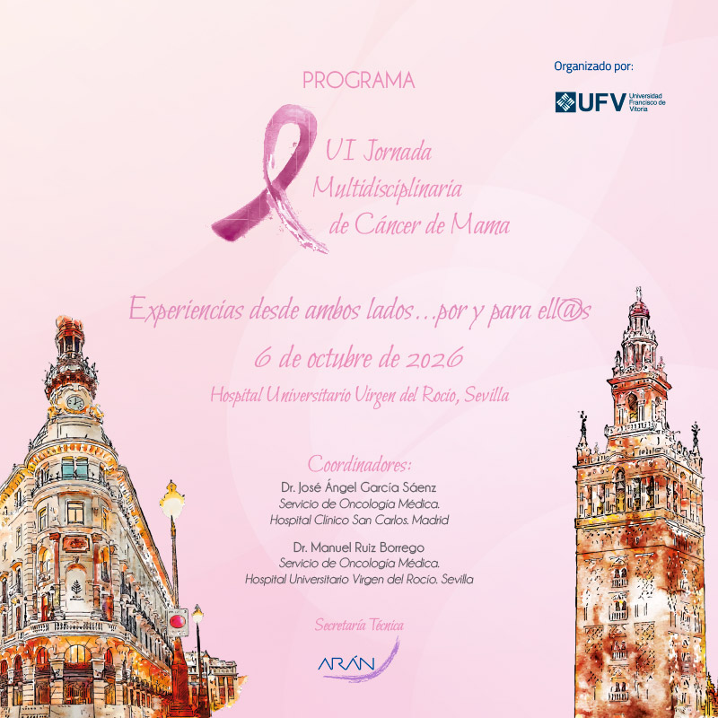 Portada del programa preliminar de Cáncer de Mama 2026